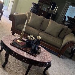 Antique Marble Ornate Tables 