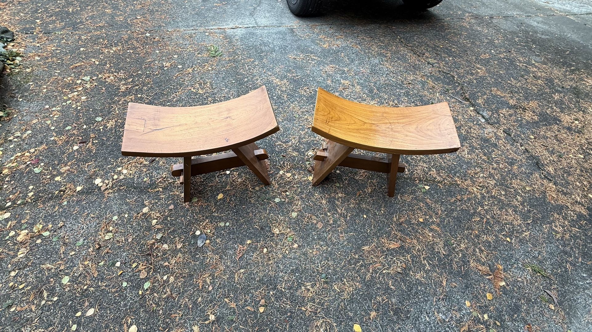 Solid Wood Accent Stools