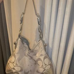 coach hobo silver bag 💎