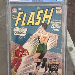 The Flash #107 (1959) CGC 3.0 — O/w To White Pages; Part 2 of Grodd Trilogy 
