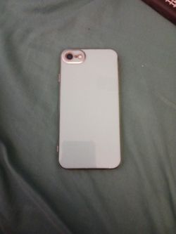 A Light Baby Blue Apple iPhone 7, 7S, 8, Case 