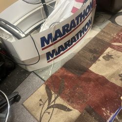 Marathon Gas Station Signs