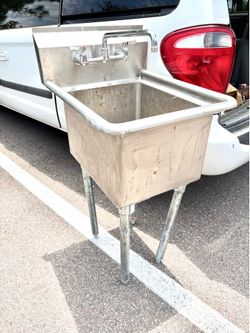Utility Sink - Stainless Steel 24”