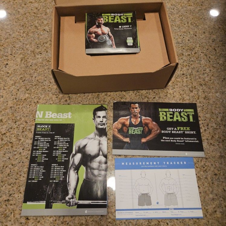 Body BEAST WORKOUT DVD set (9 DVD's)