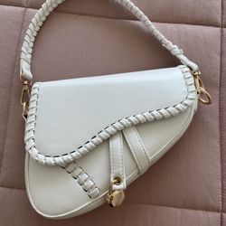 White Shoulder Purse 