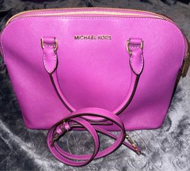 Michael Kors Berry Colored Leather Satchel