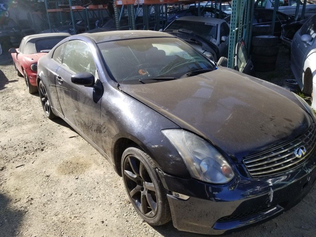 2004 Infiniti G35 Coupe Part Out