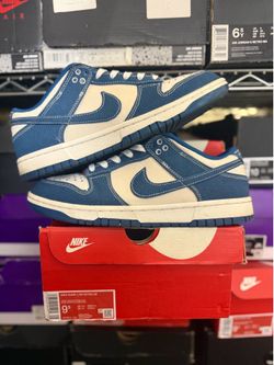 Nike Dunk Low Industrial Blue Sashiko Size 9.5