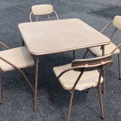 Table 4 Folding Chairs