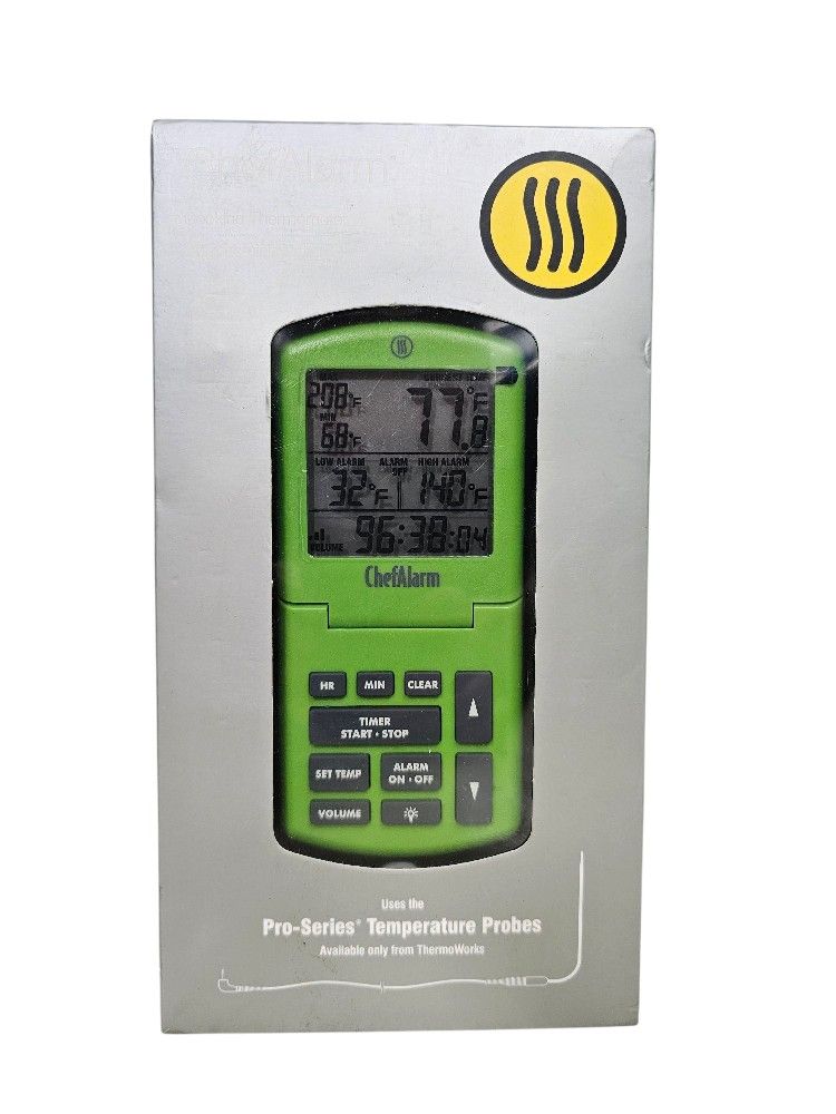 ThermoWorks ChefAlarm Cooking Thermometer Pro-Series Temp Probe New