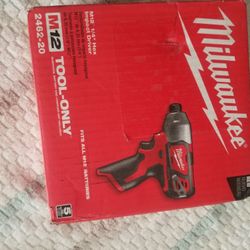 Milwaukee M12 Impact  Tool only  $50 Firm