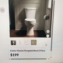 Kohler Maxton Elongated Bowl 2 Piece