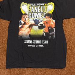 Vintage 2011 Canelo Alvarez vs. Alfonso Gomez Boxing T-Shirt Staples Center Size L