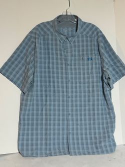 Under Armour Men's Drift Tide 2.0 2XL plaid shirt w/UPF 30