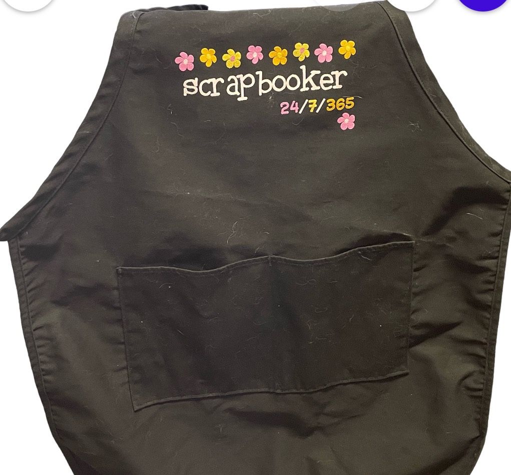 Scrap Booking Apron With Pockets