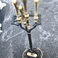 Lovely Fireplace Tool Set