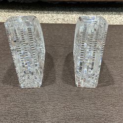 Pair Of Crystal Waterford Bookends  Thumbnail