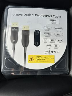 Active Optical DisplayPort Cable