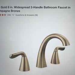Delta brand new bathroom sink faucet