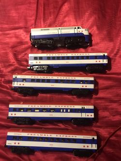 Lionel passenger train cars