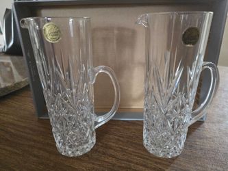 Cristal d'Arques Crystal Pitcher Set of 2