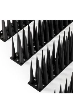 Bird Spikes pigeon Outdoor Spikes for Cat Keeps Racoons & Woodpeckers Away Covers 60ft