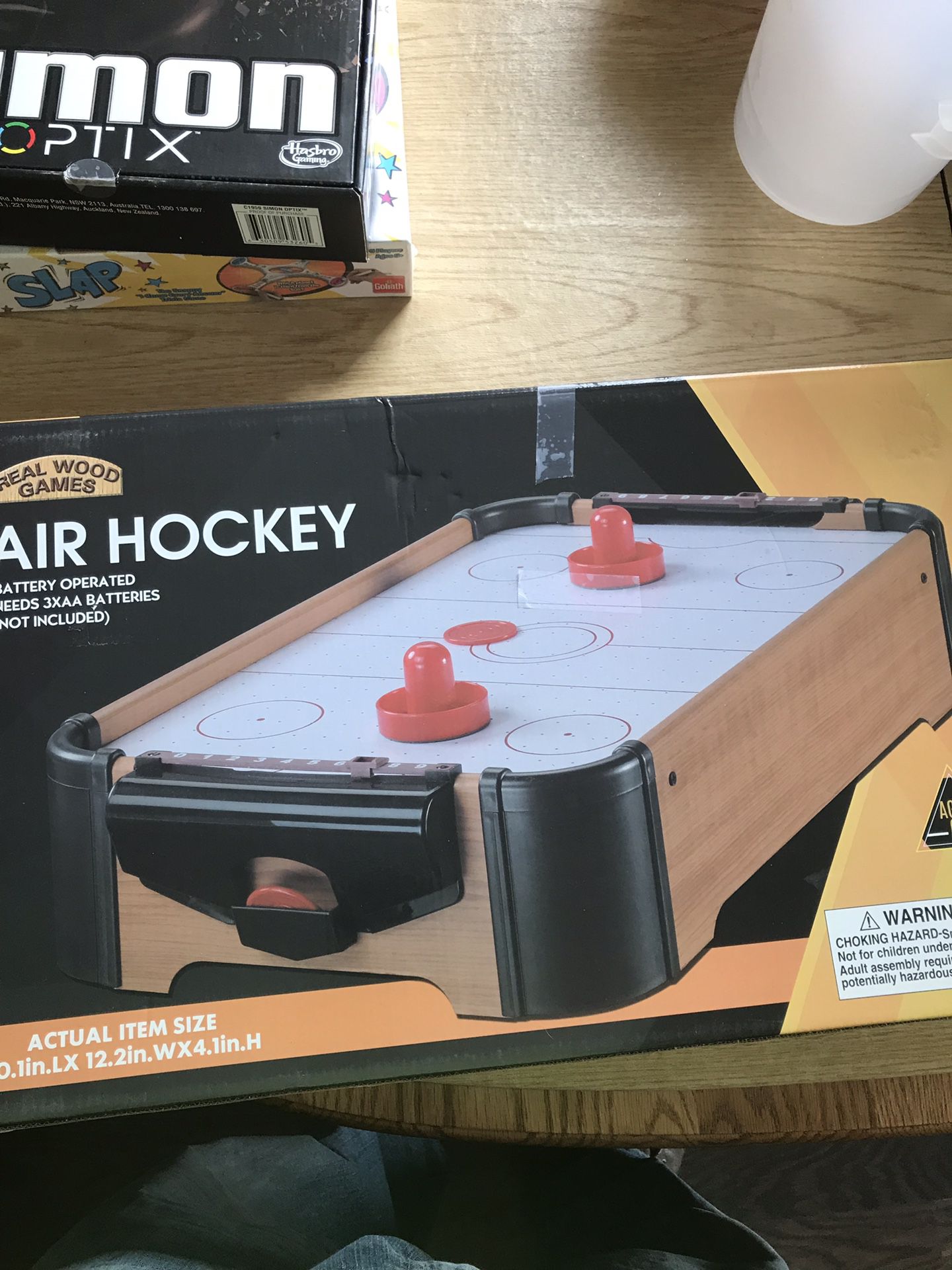 Air hockey table game
