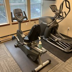 Exercise Bike and Elliptical