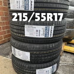 NEW 215/55R17 Kumho  Solus TA11