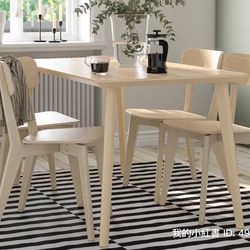 IKEA dining Table + Chairs