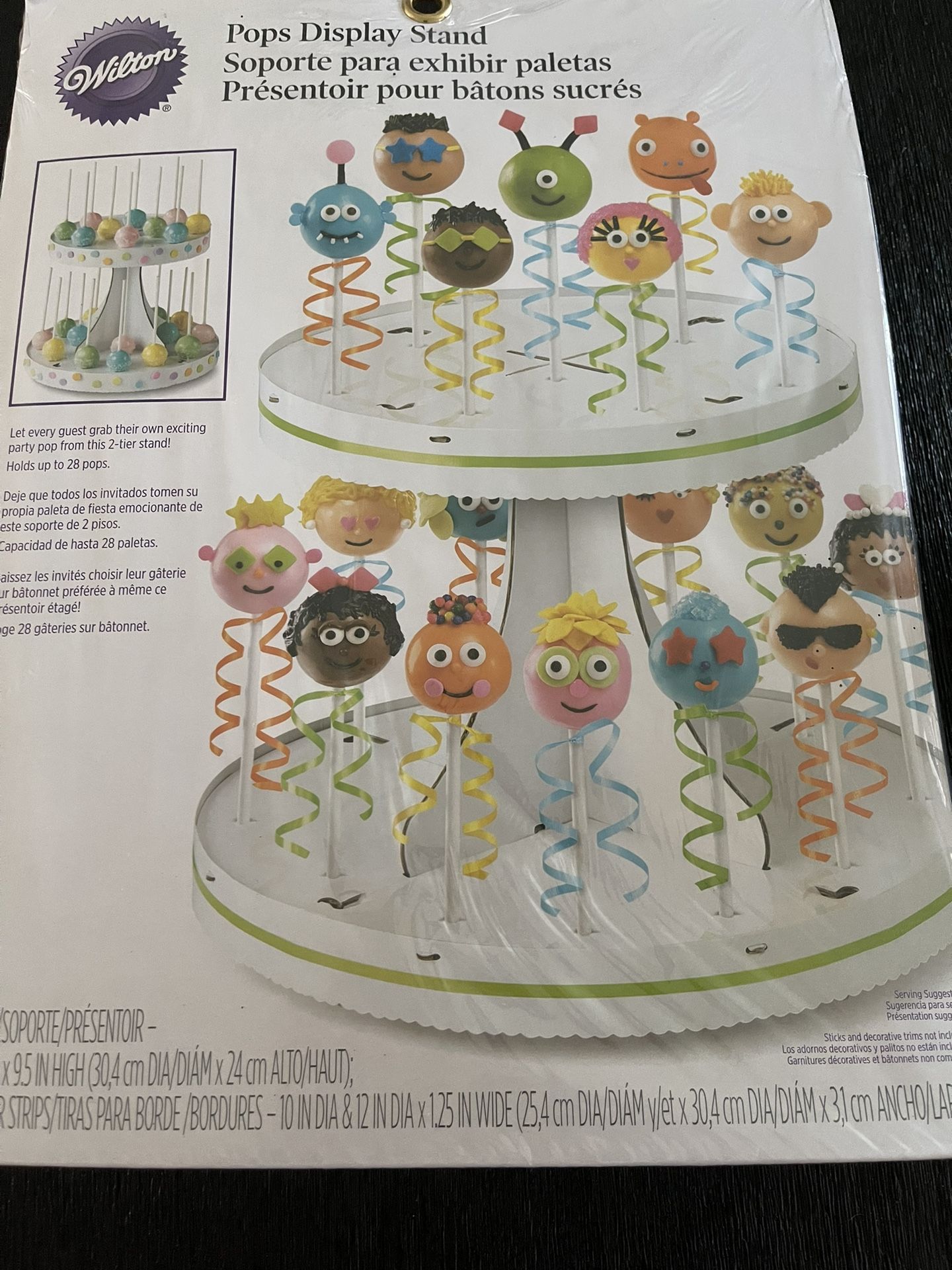 2-Tier, 28 Cake pop Display $10 **NEW**