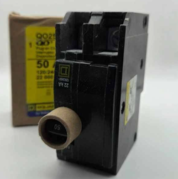 Square D QO250VH 50 Amp 2-Pole Circuit Breaker - Brand New