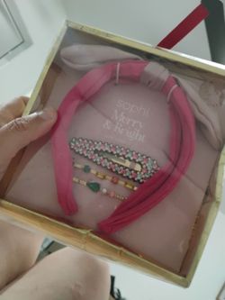 Pink headband