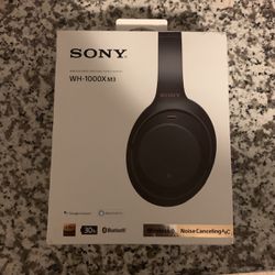 Sony Headphone With Noise Cancellation 