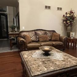 Two  Coffee Tables 1 Side Table2 Chairs And 2 Couches