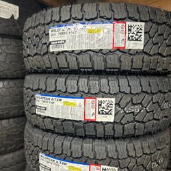 265/75/16 New Falken Wildpeak AT4W New Tires installed and balanced