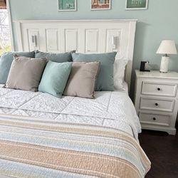 Free Cal King Mattress And Bed Frame 