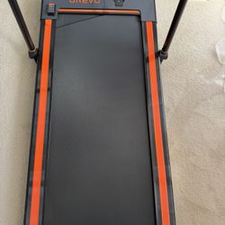 UREVO Strol Smart Walking Pad Treadmill, Folding Treadmill, Compact Treadmills for Home with Safety Handle, Dual LED Display, Walking or Running Pad f