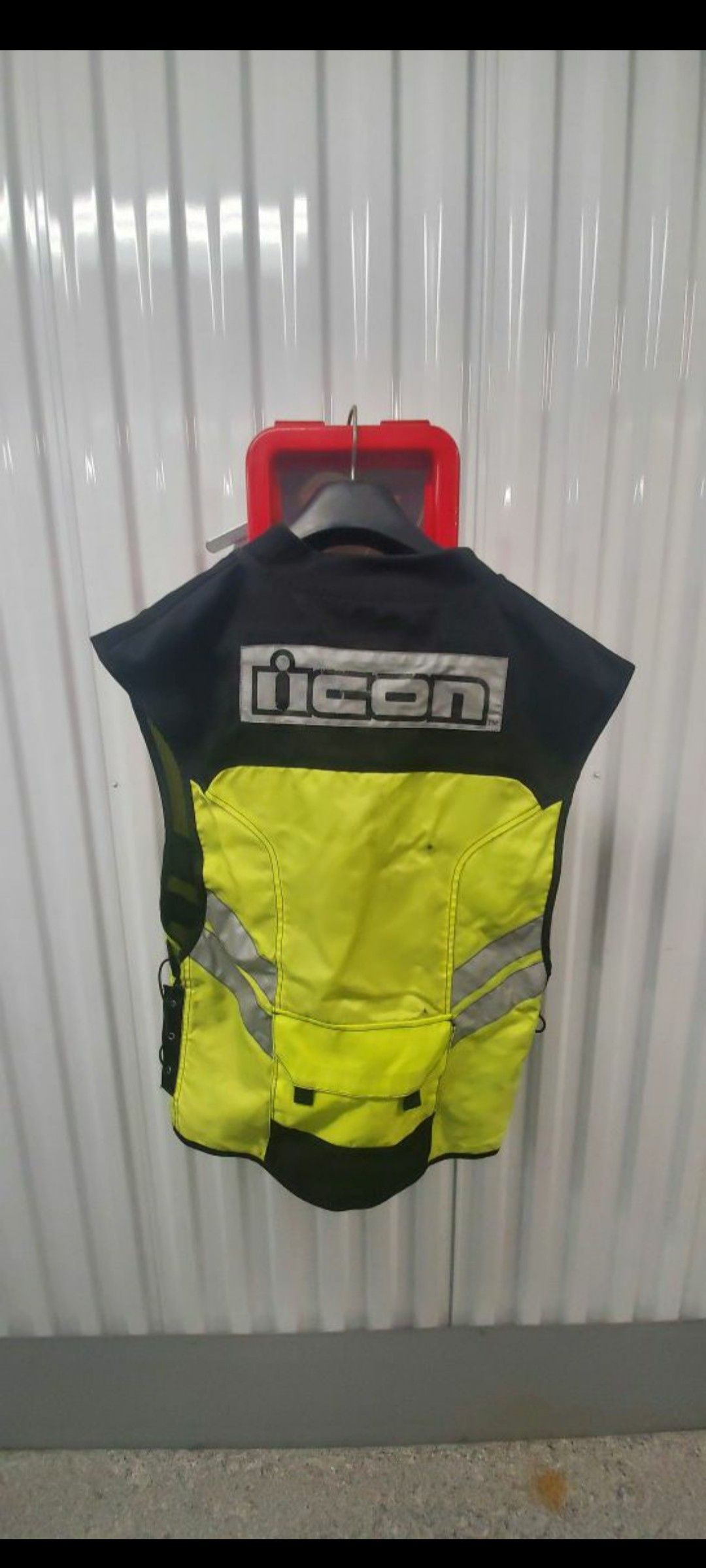 Icon Reflective Motorcycle Vest - Military Base Approved and Required