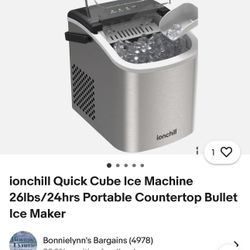 Ionchill Ice Maker