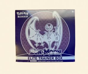 Pokemon TCG Sun and Moon Base ETB Lunala