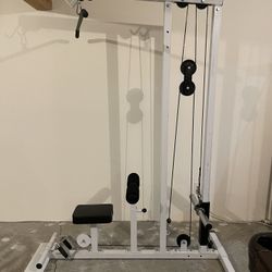 Lat Pull-down and Seated Row Machine