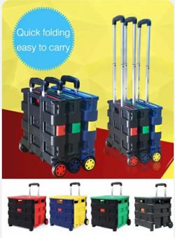 Folding shopping cart,strong,brand new🧳🎒👜👝🛍.