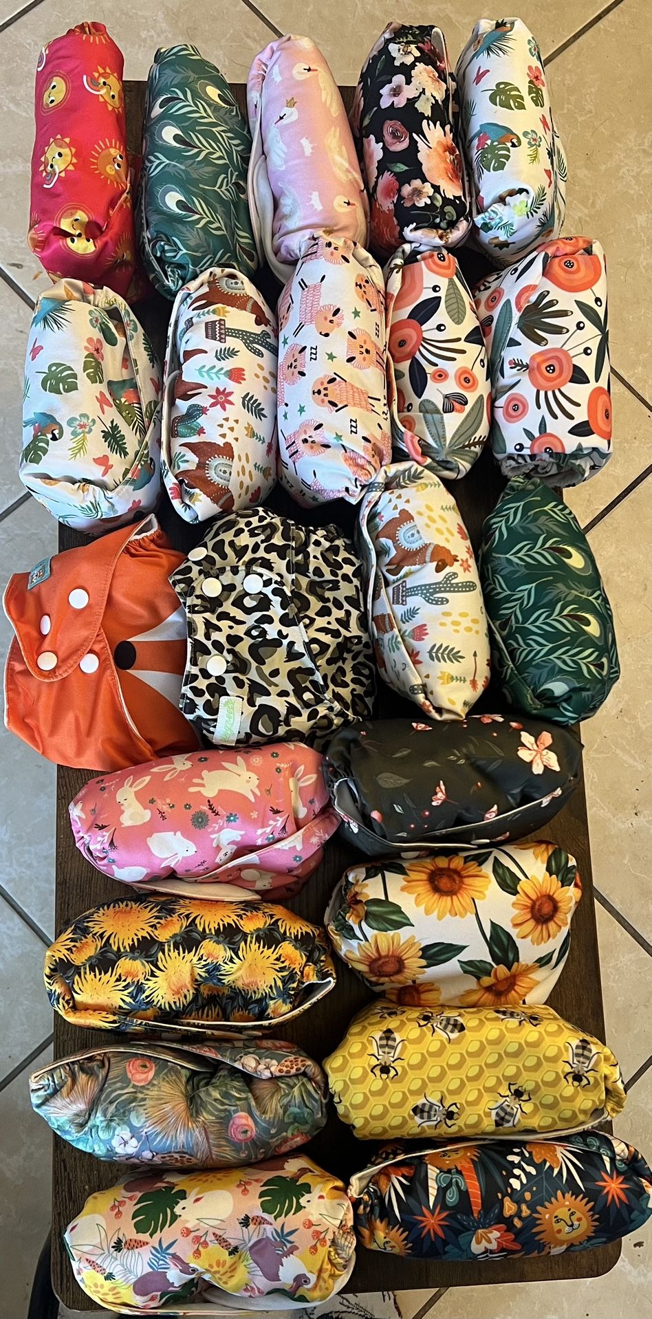Lot Of Cloth Diapers