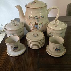 Vintage set para el te