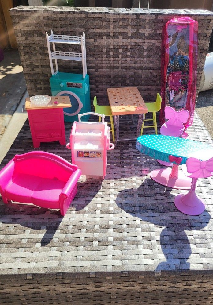 Barbie Furniture & Clothes