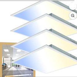 6Pack 2X2FT Panel LED Light 45W Drop Ceiling Troffer Fixtures 100-277v