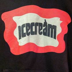 Ice Cream Black Hoodie