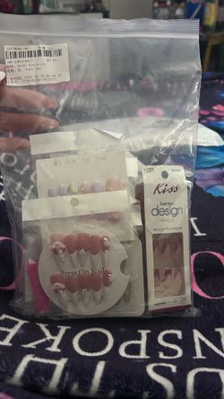 Acrylic Press-On Nails/Large