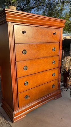 Gorgeous Burlington cherry tall chest